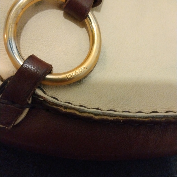 Prada Two Tone Leather Loafers - Picture 6 of 9